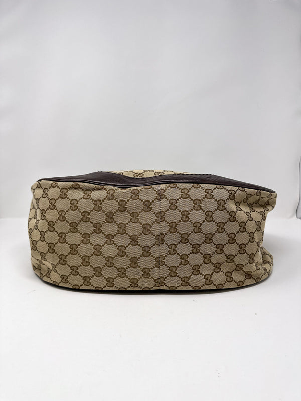 Gucci Charlotte Canvas Hobo Bag