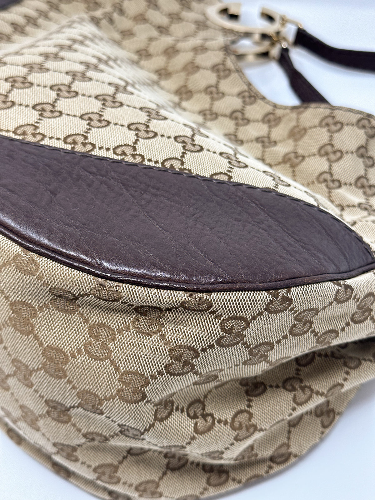 Gucci Charlotte Canvas Hobo Bag