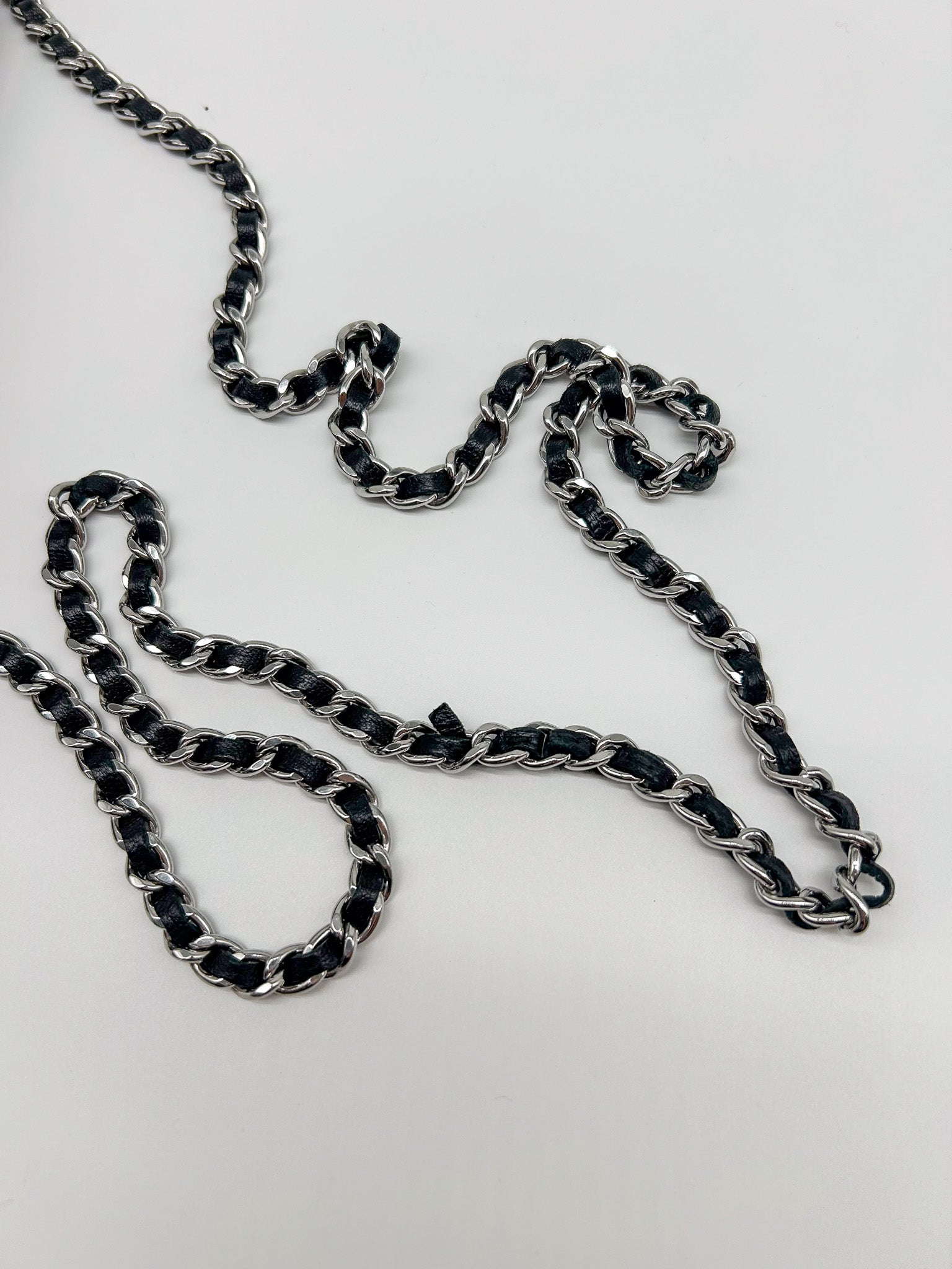 Chanel Black Lambskin Leather Wallet on Chain