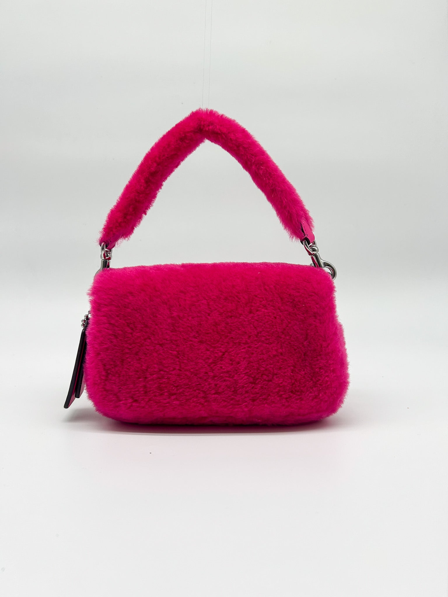 Coach x Lil Nas Hot Pink Shearling Tabby
