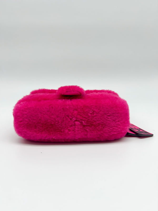 Coach x Lil Nas Hot Pink Shearling Tabby