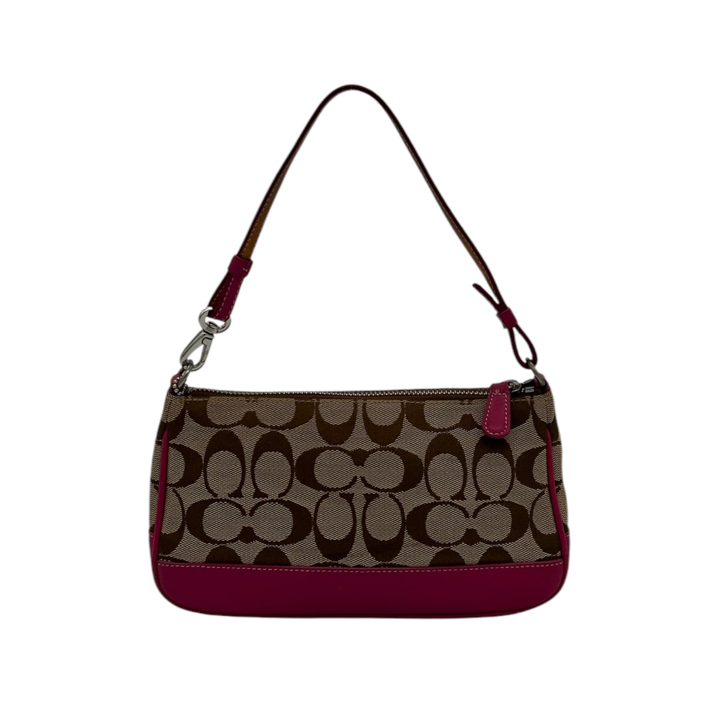 COACH Signature AccessoryPouch Pink 6094 バッグ Coach