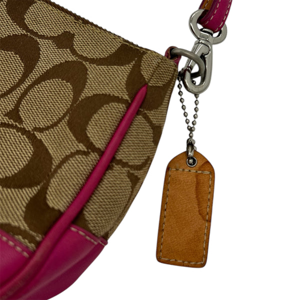 Coach Pink Signature Demi Bag