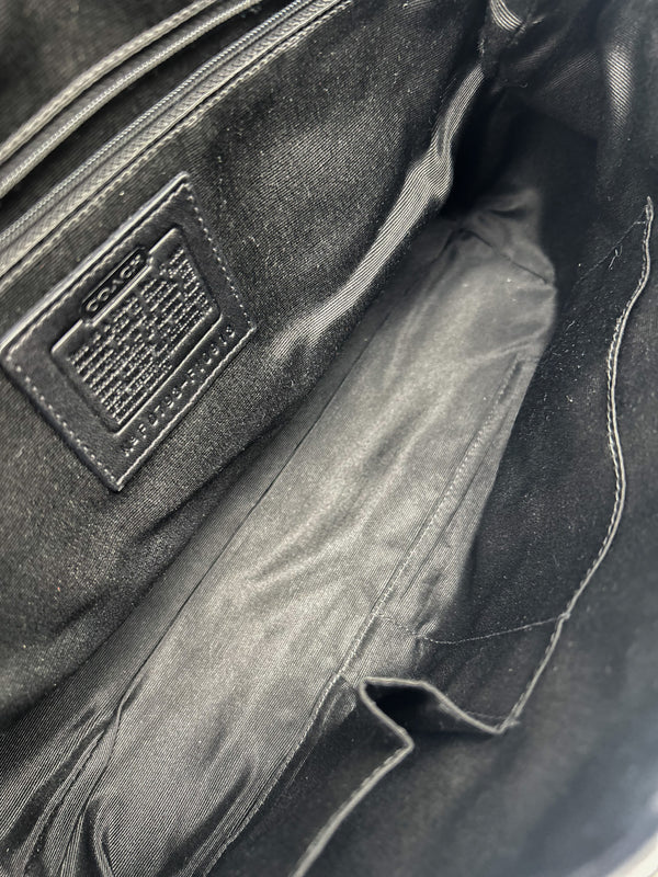 Coach Black Soho Flap Satchel Handbag