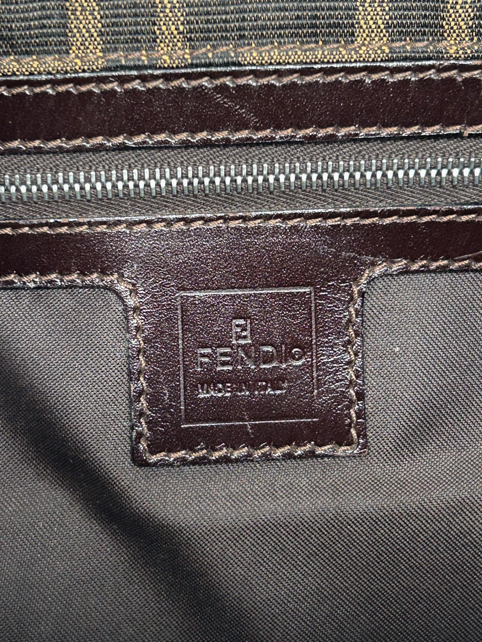 Fendi Zucca Shoulder Bag