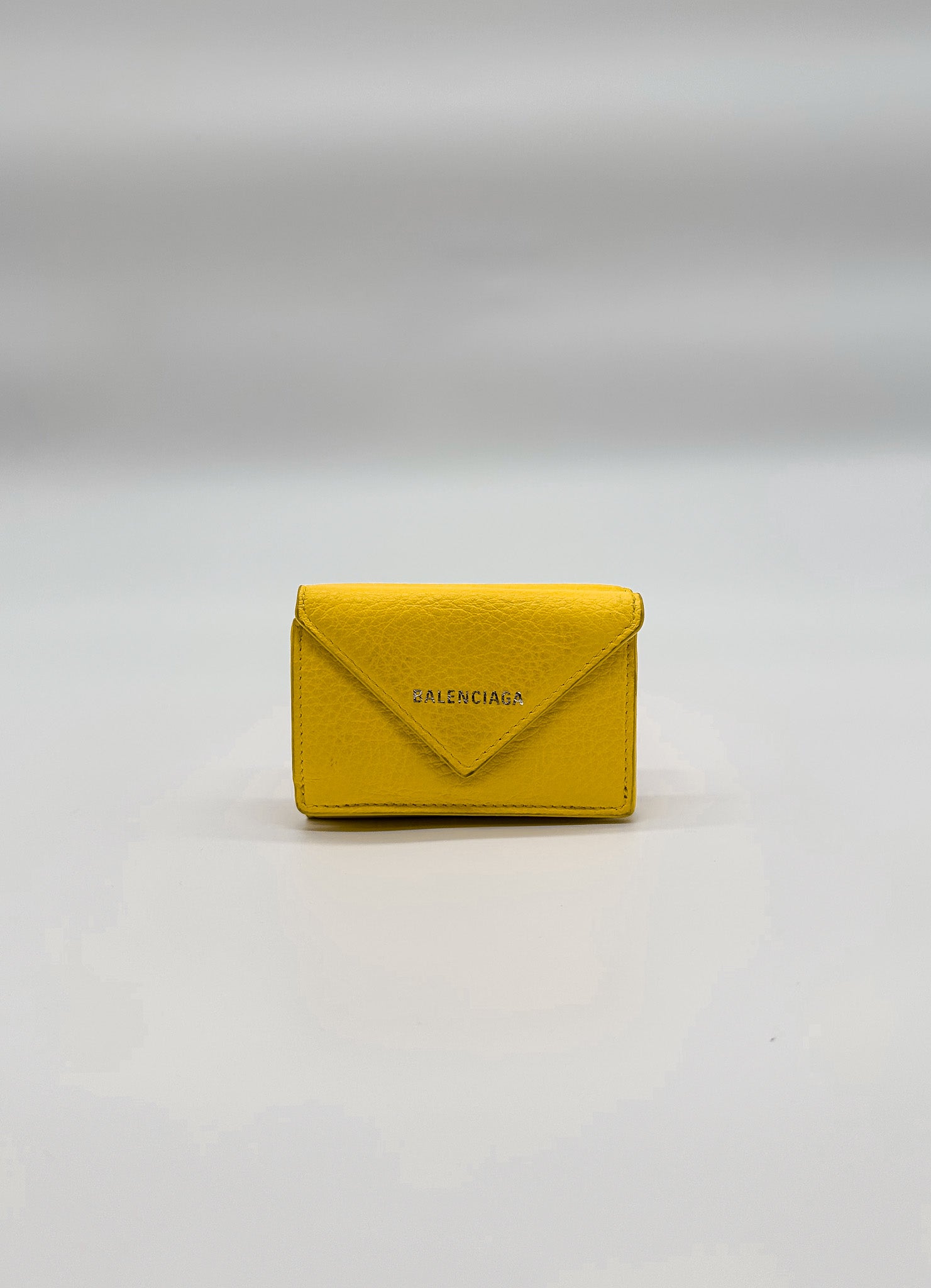 Balenciaga Yellow Mini Evelope Wallet
