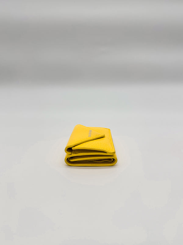 Balenciaga Yellow Mini Evelope Wallet
