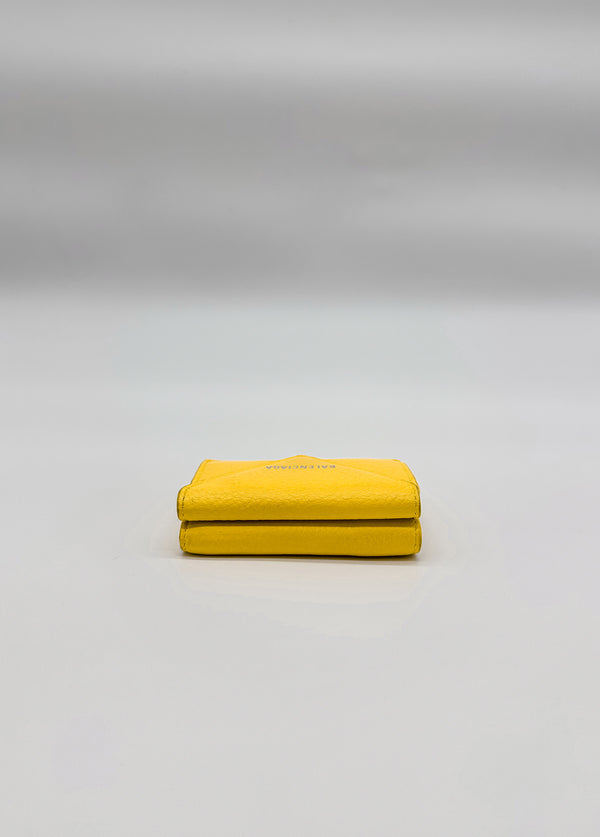 Balenciaga Yellow Mini Evelope Wallet