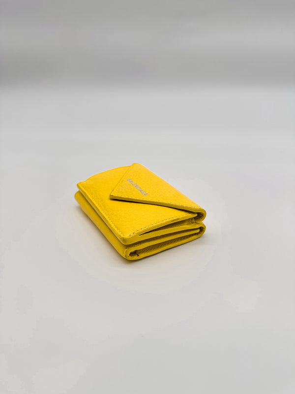 Balenciaga Yellow Mini Evelope Wallet