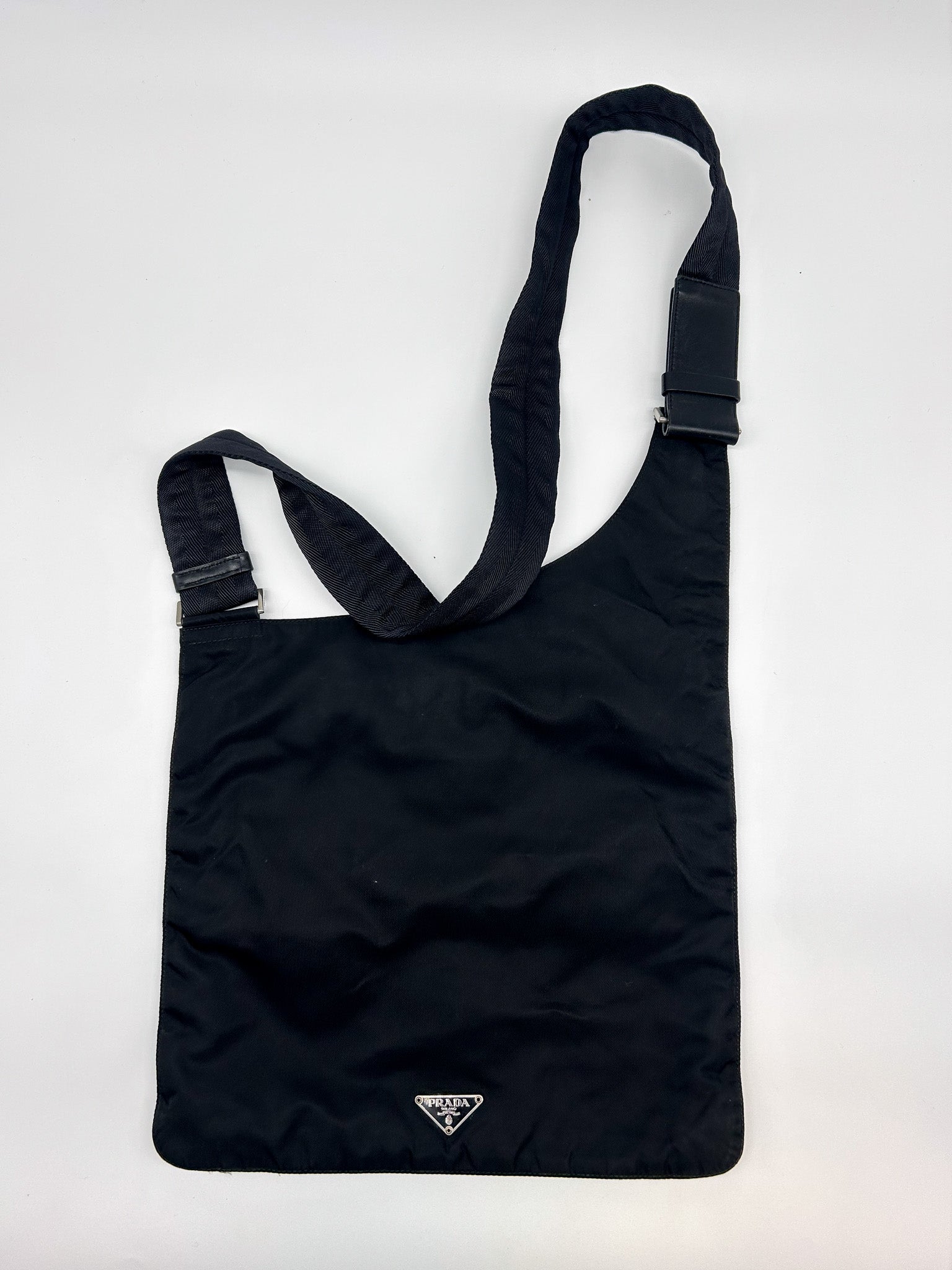 Prada Tessuto Nylon Messenger Bag