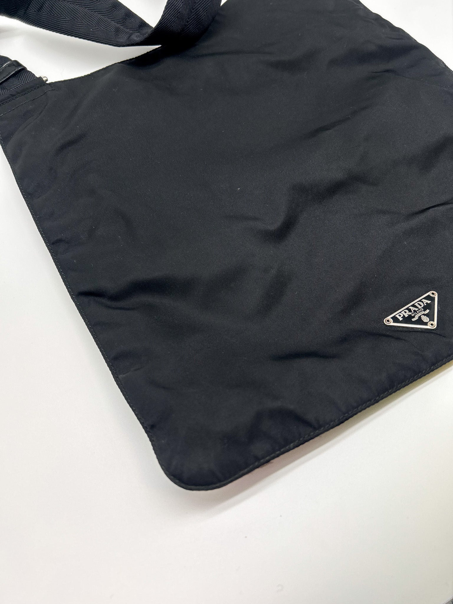 Prada Tessuto Nylon Messenger Bag