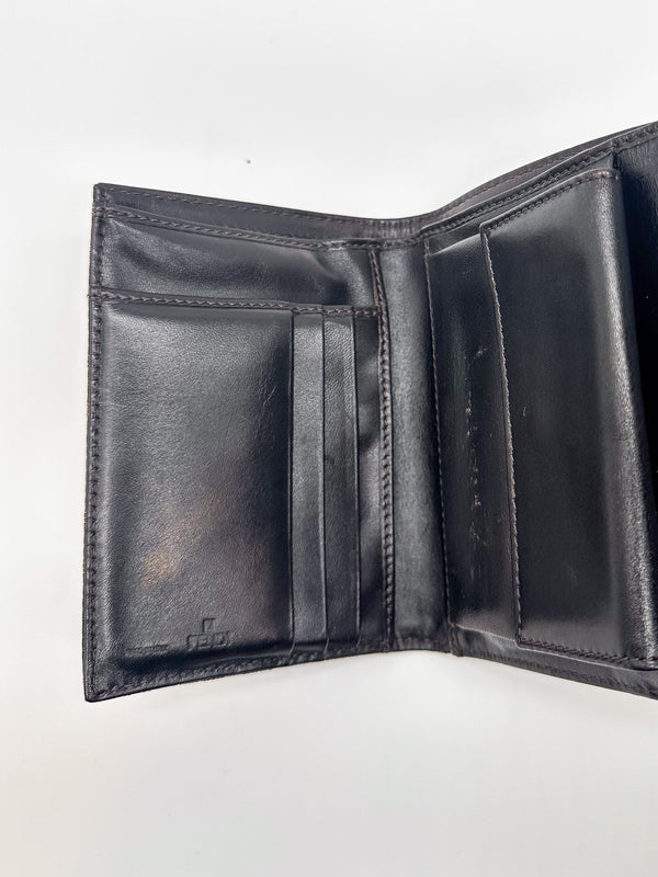 Fendi Zucca Canvas Wallet