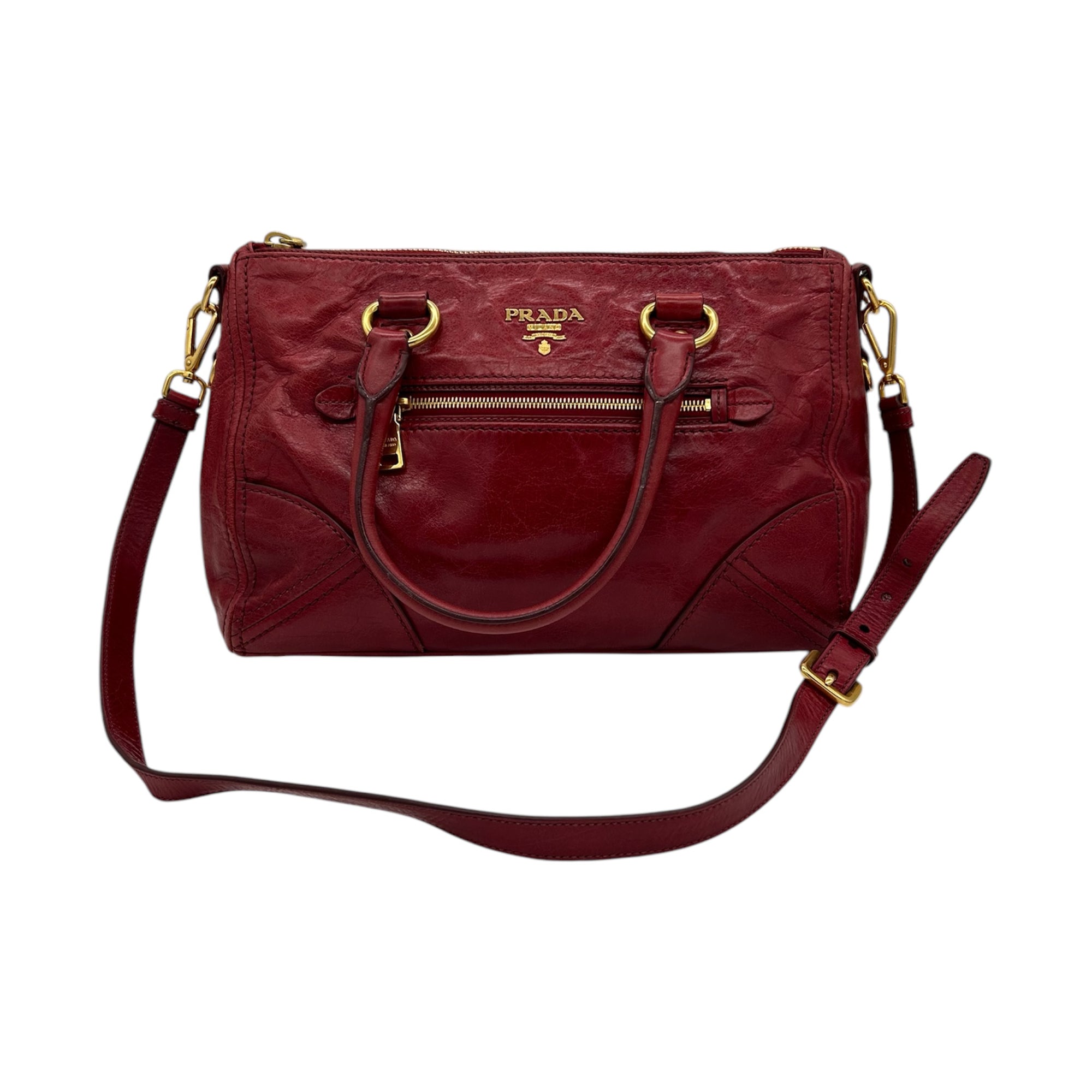 Prada Vitello Shine Crossbody Bag