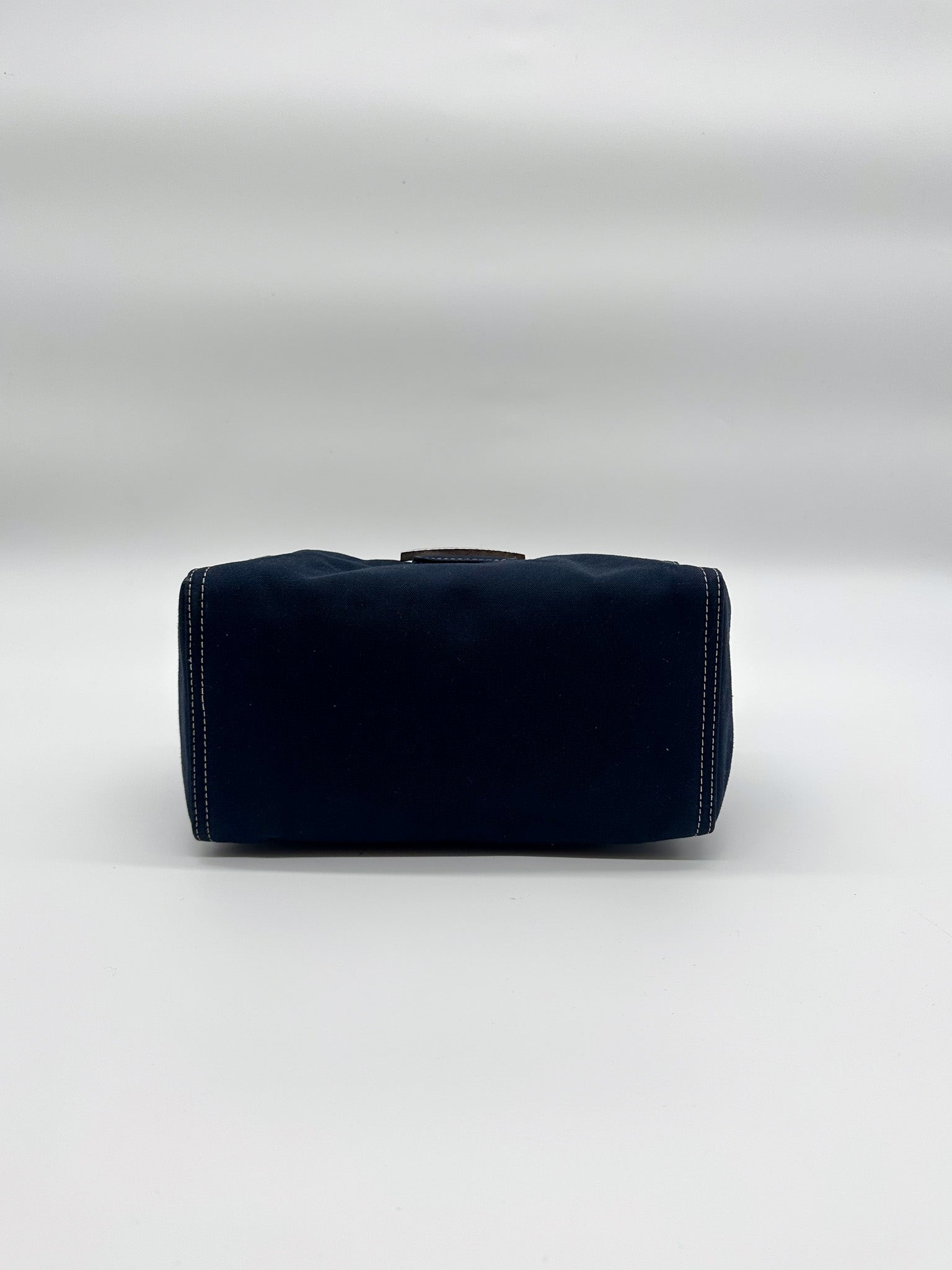 Fendi Navy Baguette Shoulder Bag