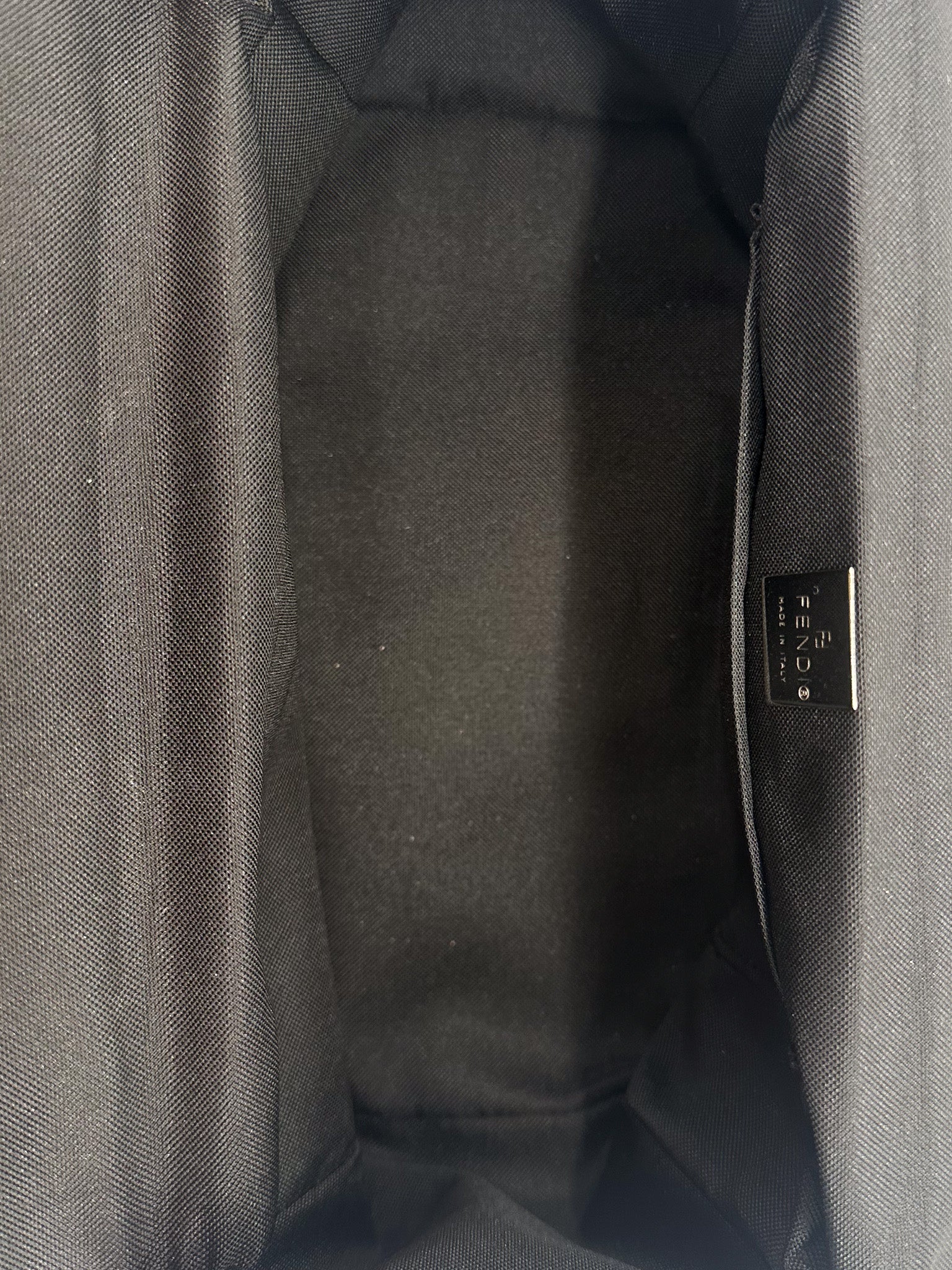 Fendi Navy Baguette Shoulder Bag