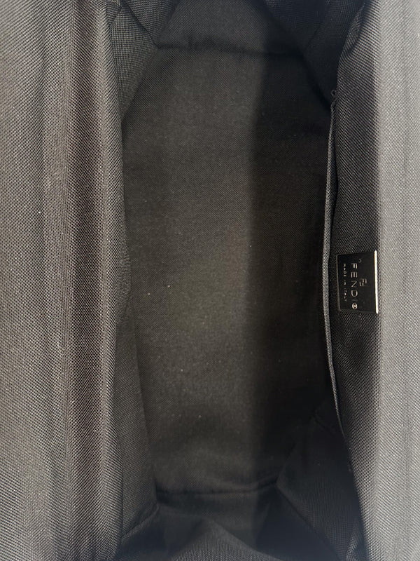 Fendi Navy Baguette Shoulder Bag
