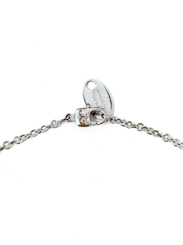 Vivienne Westwood Diamante Heart Pendant Necklace