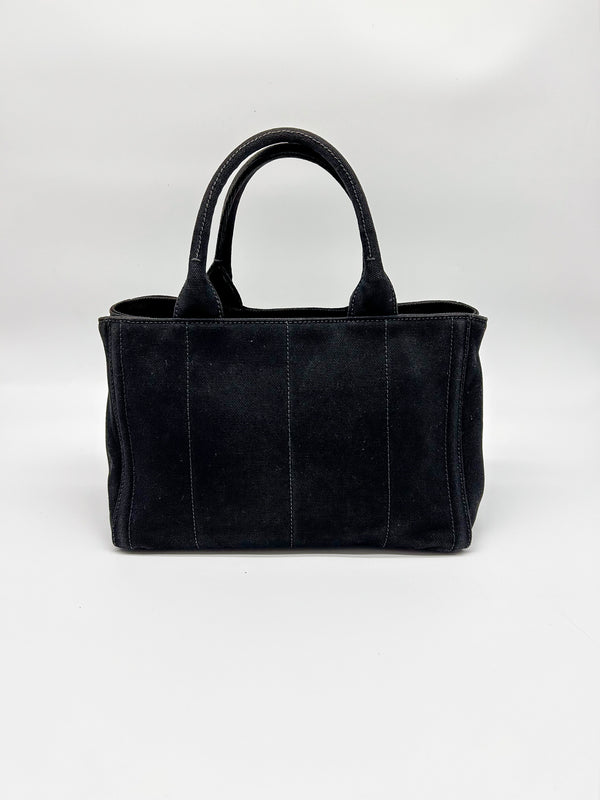 Prada Canapa Bijoux Studded Tote Bag