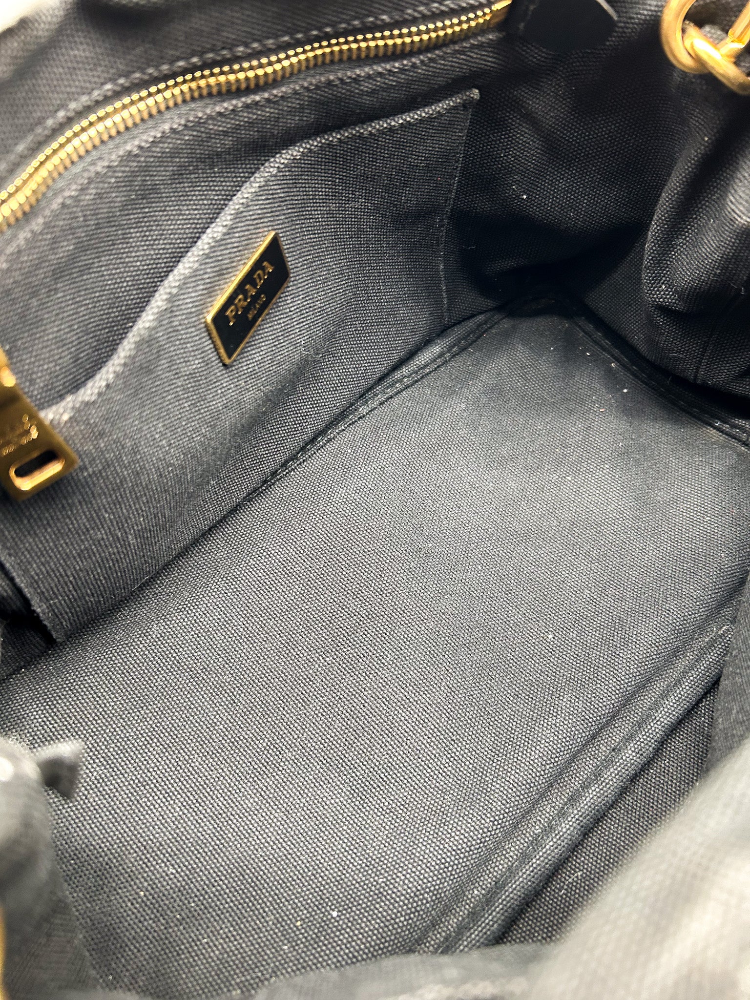 Prada Canapa Bijoux Studded Tote Bag