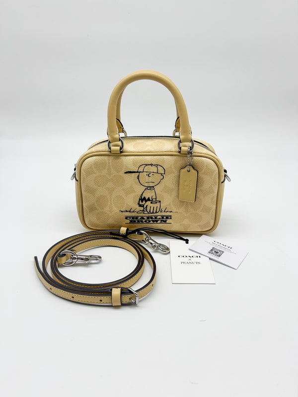 Coach x Peanuts Charlie Brown Mini Satchel