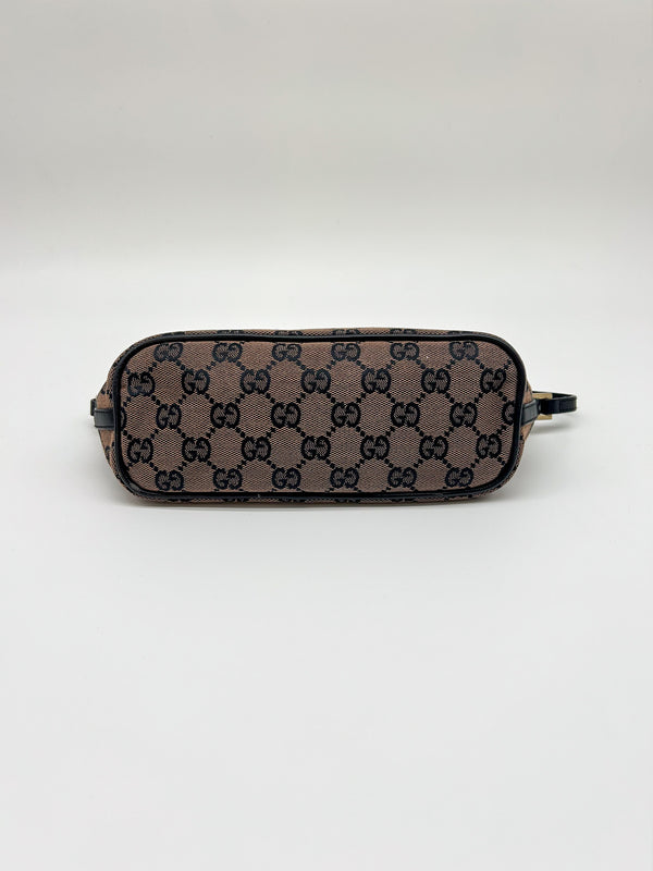Gucci Brown GG Monogram Mini Pochette Bag