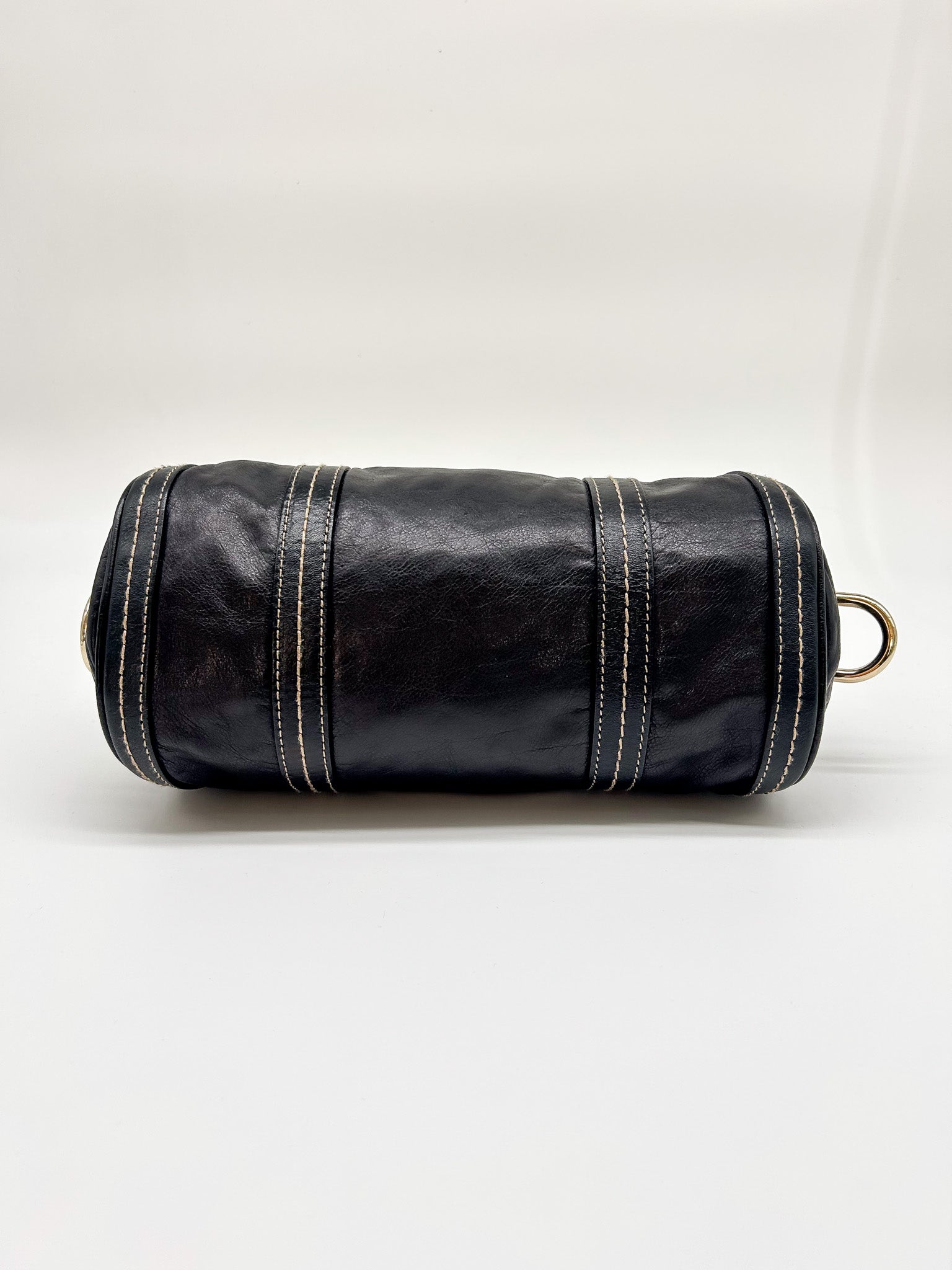 Gucci Black Mini Duchessa Boston Bag