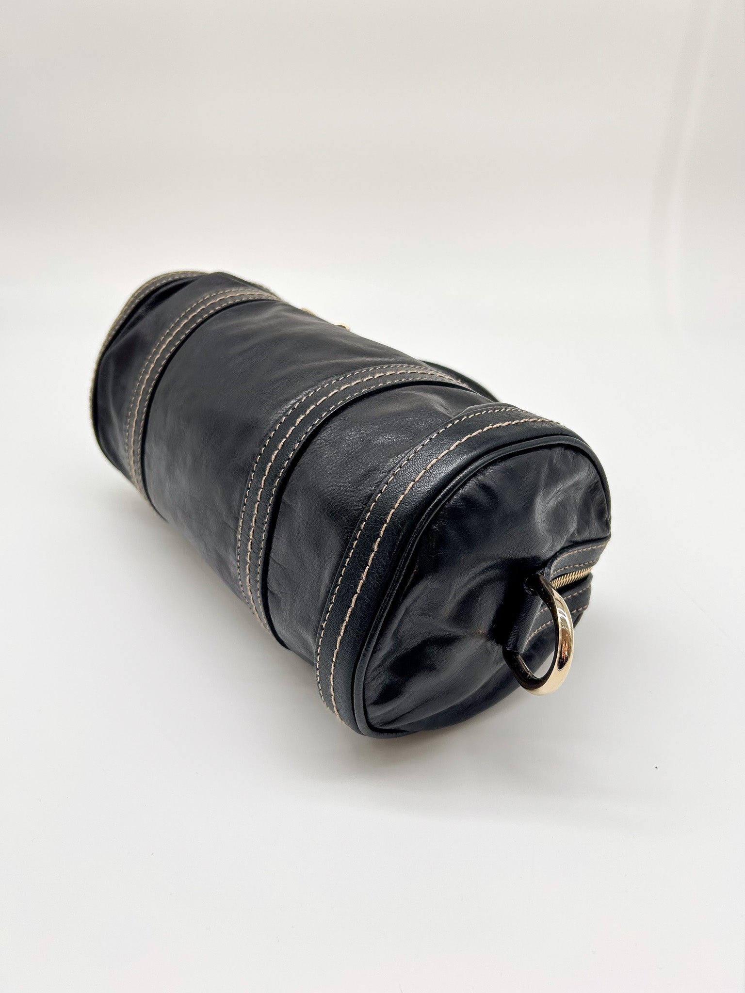 Gucci Black Mini Duchessa Boston Bag