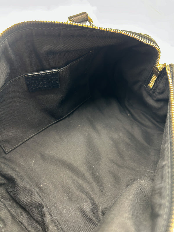 Gucci Black Mini Duchessa Boston Bag