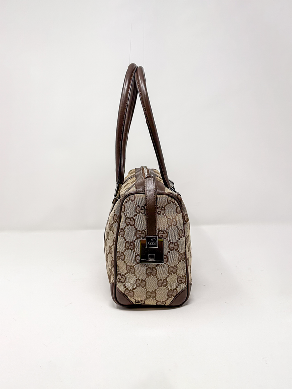 Gucci Abbey GG Canvas Boston Bag