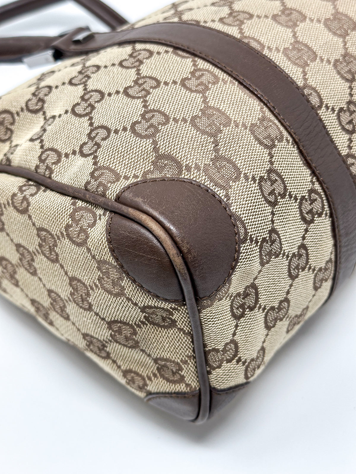 Gucci Abbey GG Canvas Boston Bag