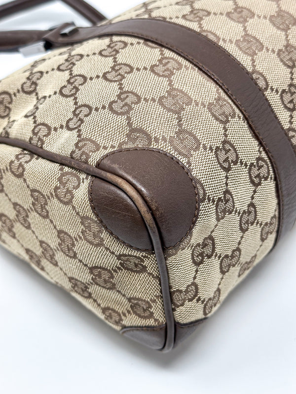 Gucci Abbey GG Canvas Boston Bag