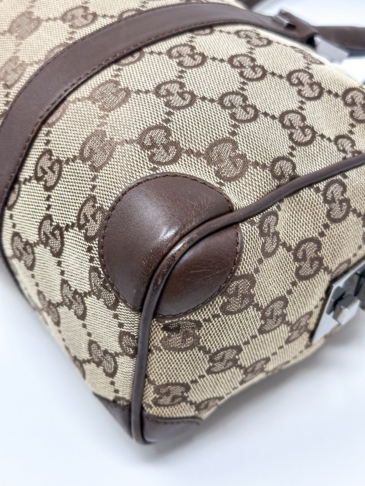 Gucci Abbey GG Canvas Boston Bag