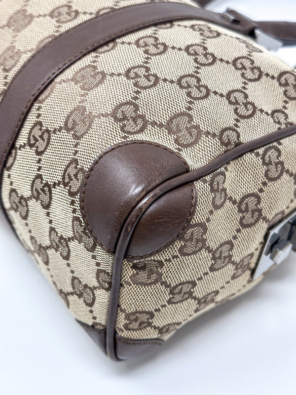 Gucci Abbey GG Canvas Boston Bag
