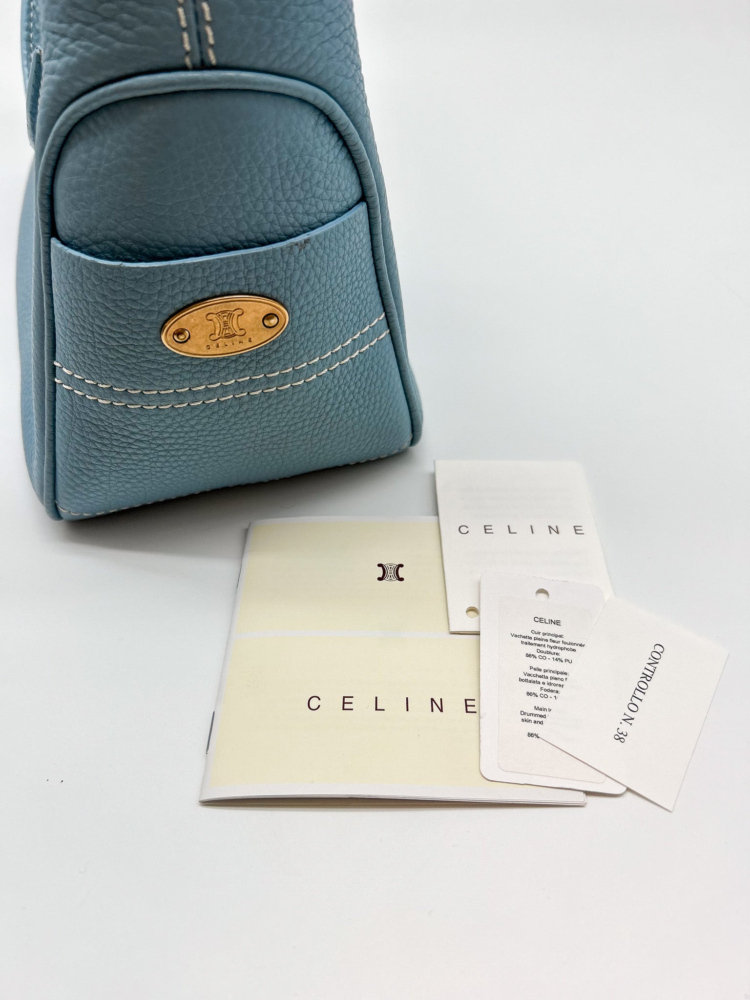 Celine Sky Blue Boogie Bag