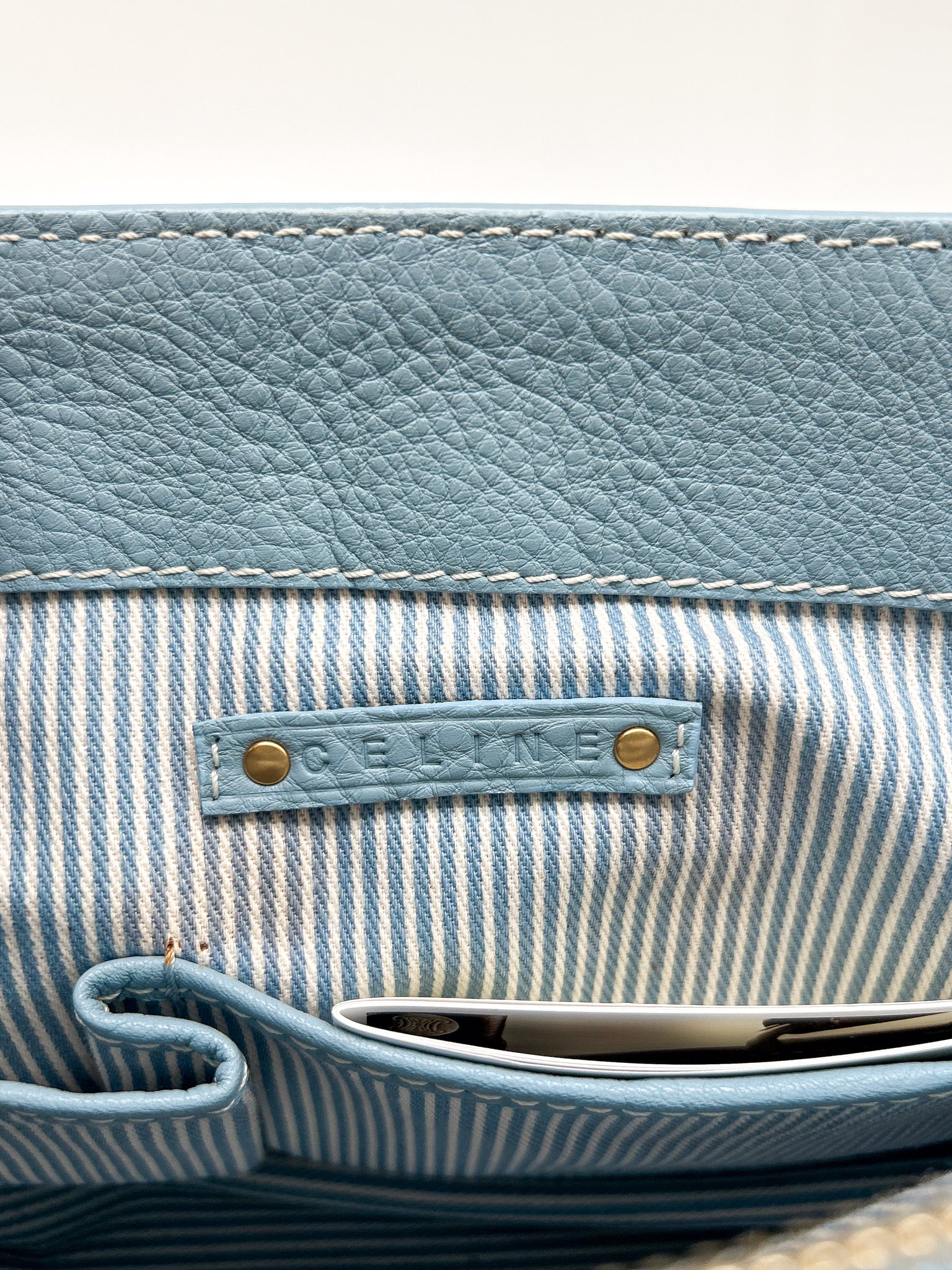 Celine Sky Blue Boogie Bag