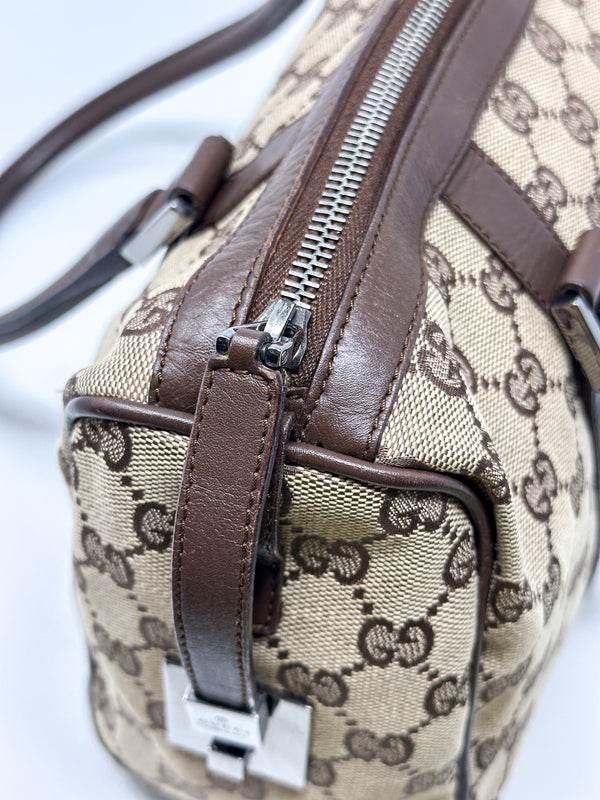 Gucci Abbey GG Canvas Boston Bag
