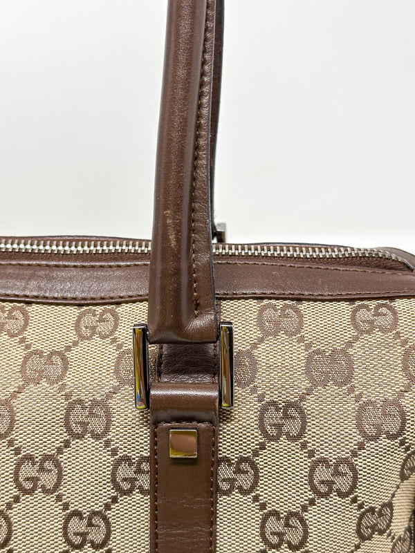 Gucci Abbey GG Canvas Boston Bag