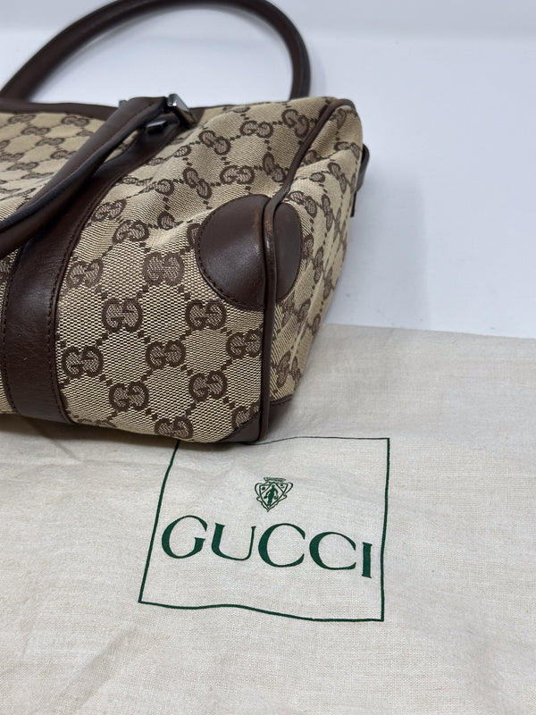 Gucci Abbey GG Canvas Boston Bag