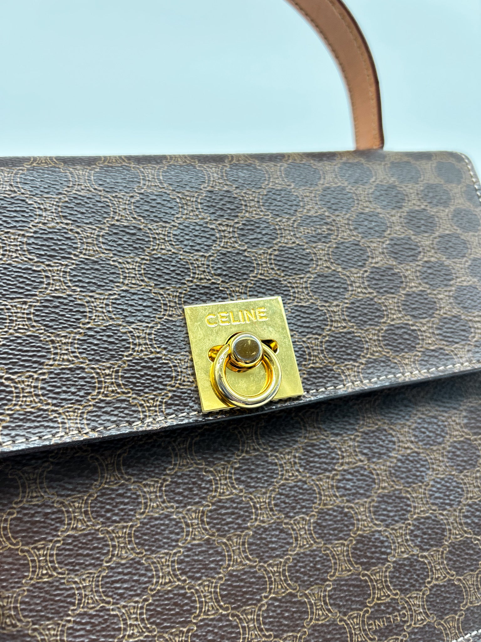Celine Macadam Top Handle Bag