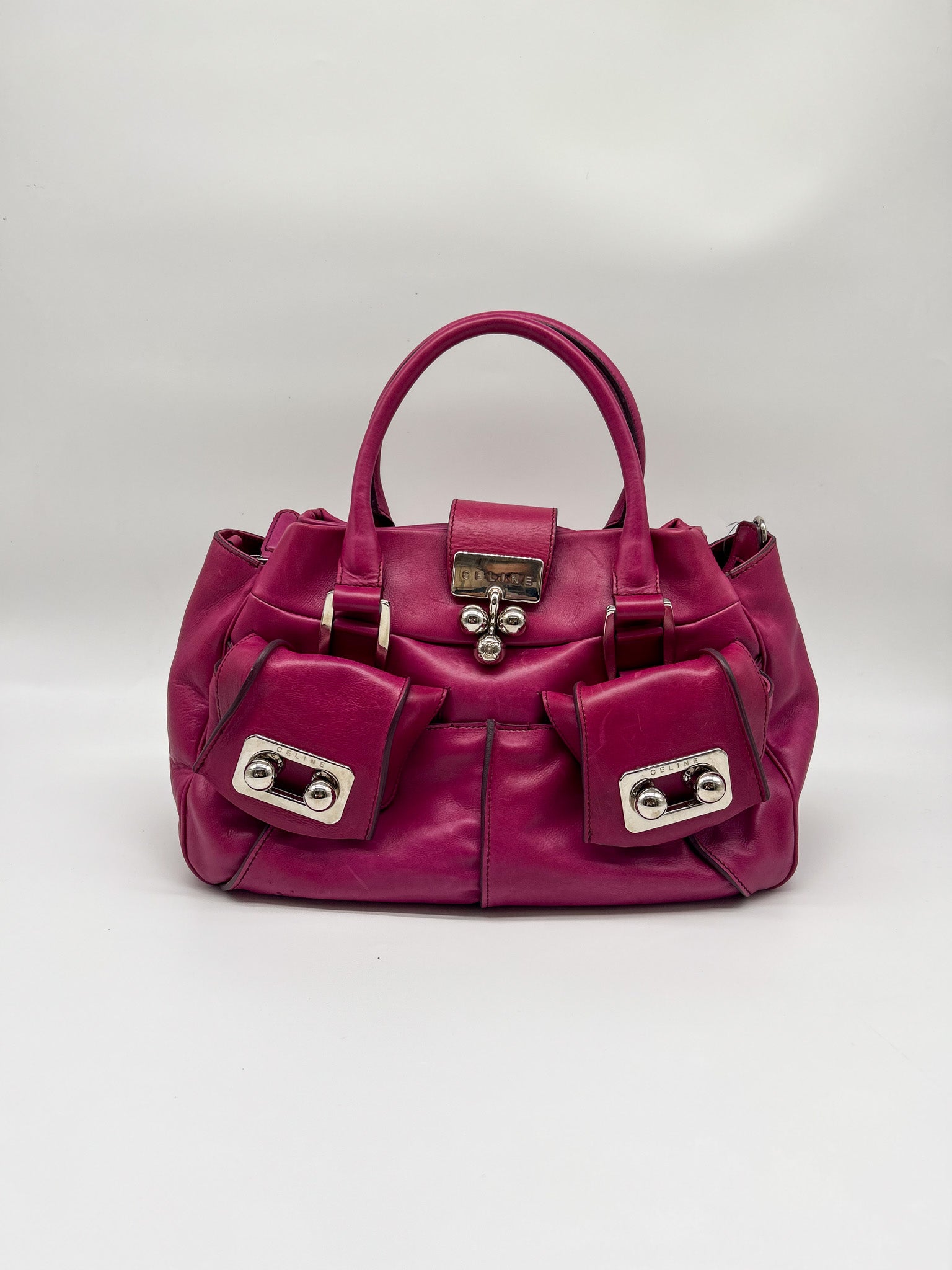 Celine 2Way Satchel Bowler Bag