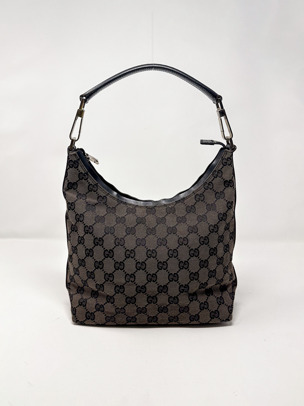 Gucci Brown GG Canvas Hobo Bag