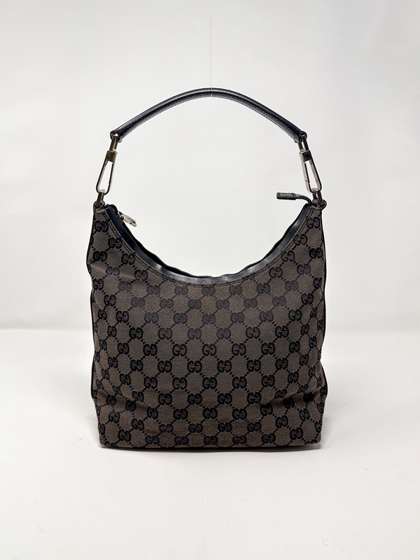 Gucci Brown GG Canvas Hobo Bag