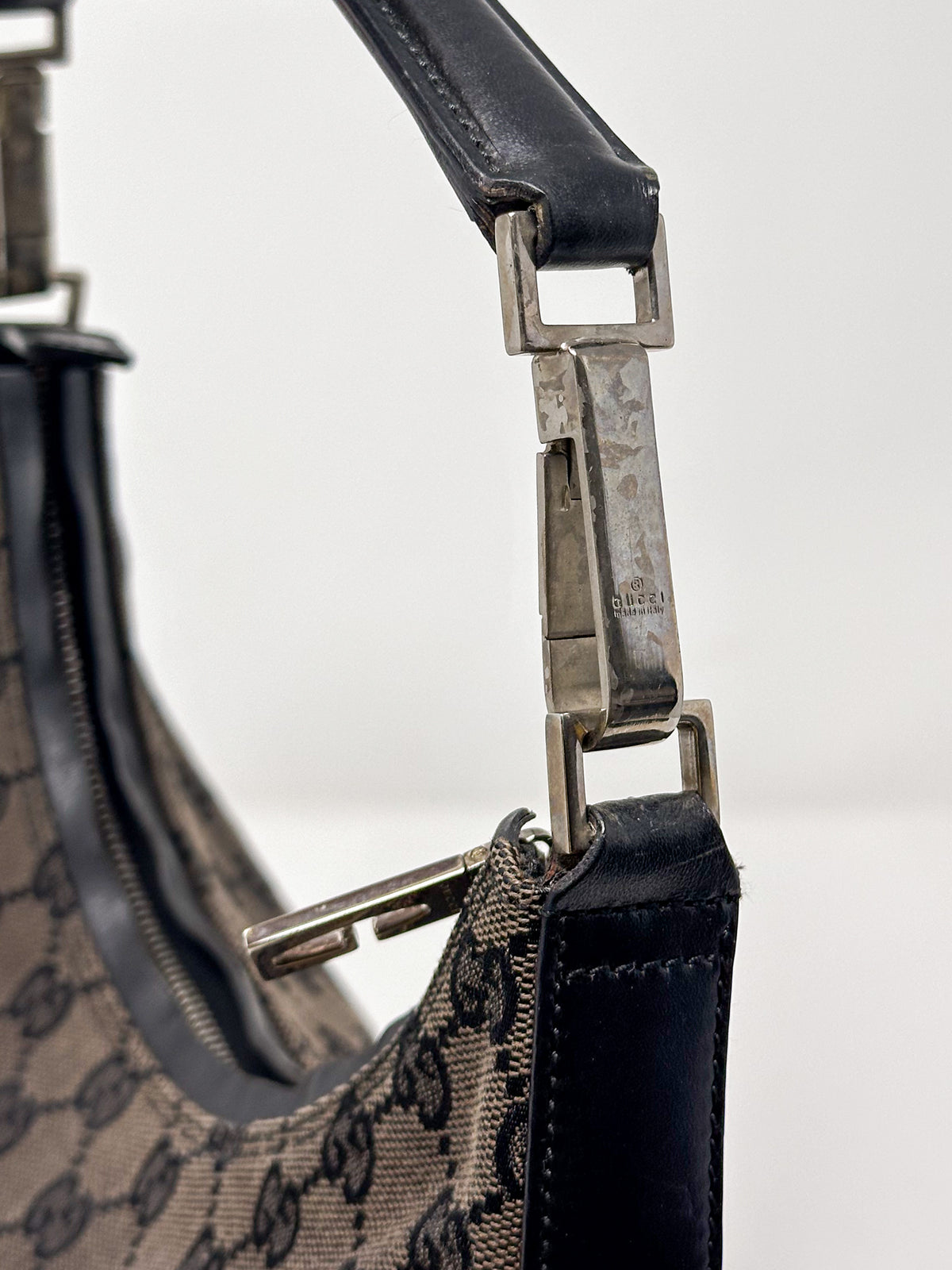 Gucci Brown GG Canvas Hobo Bag