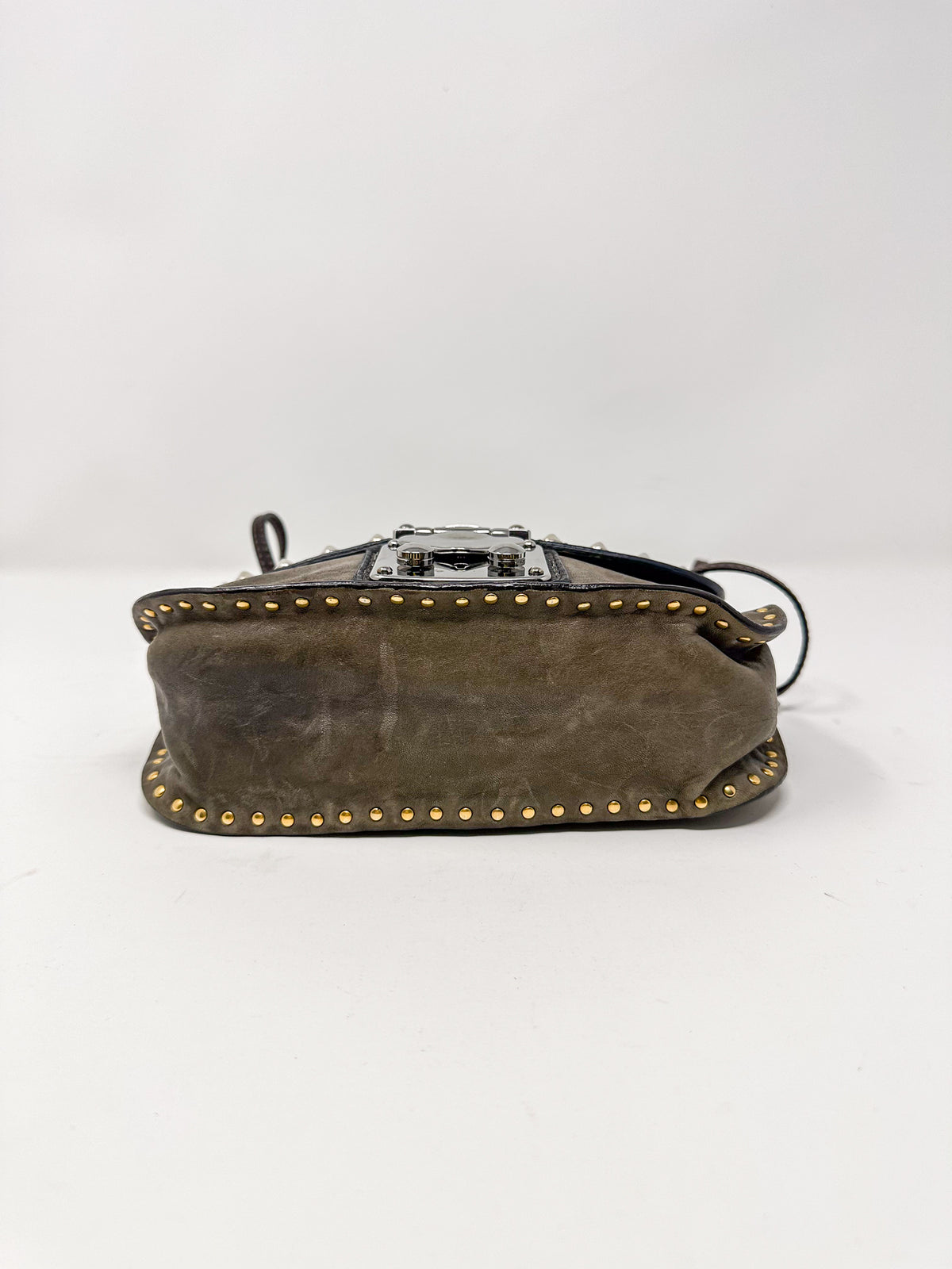 Miu Miu Studded Leather Crossbody