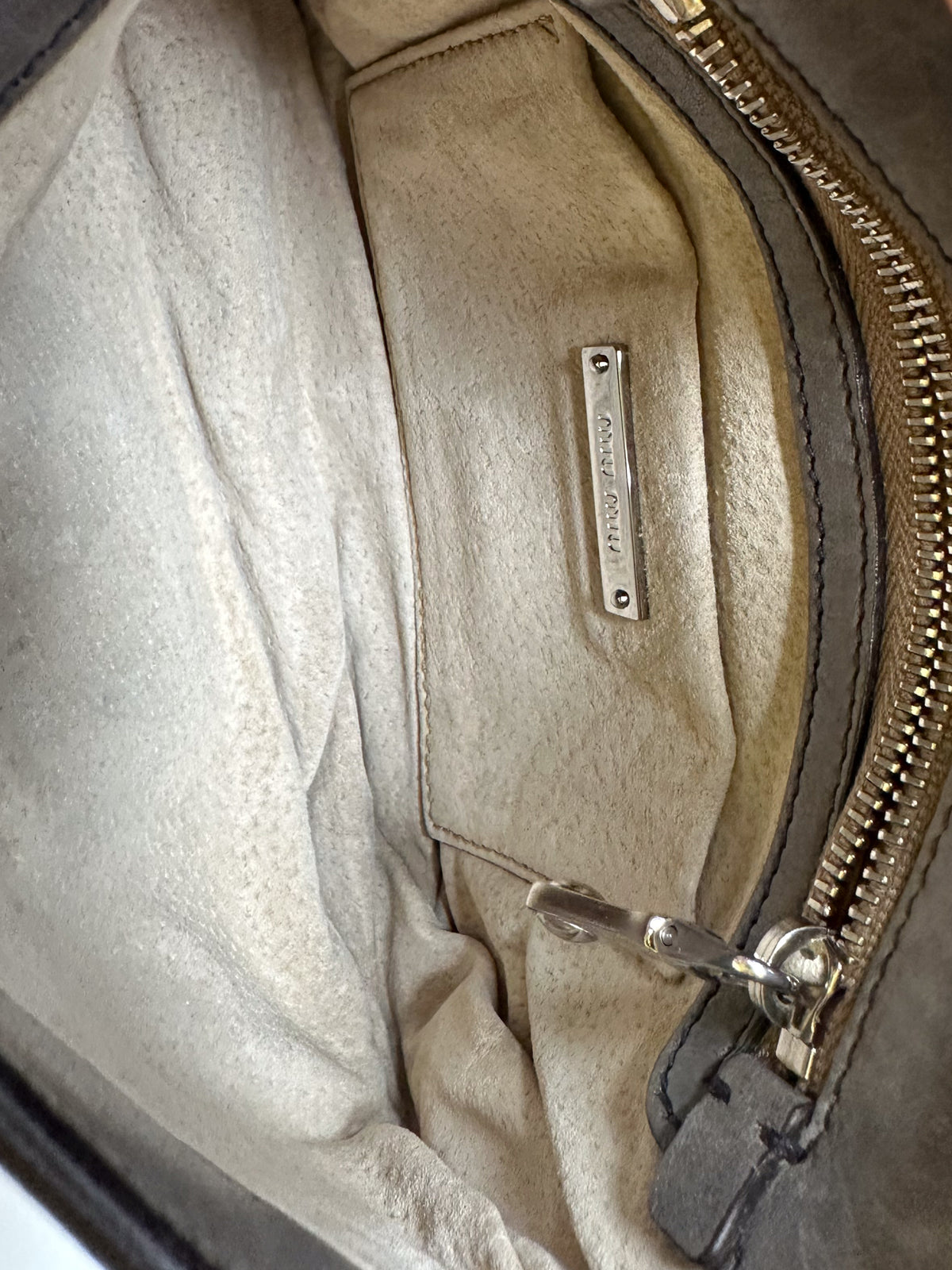 Miu Miu Studded Leather Crossbody