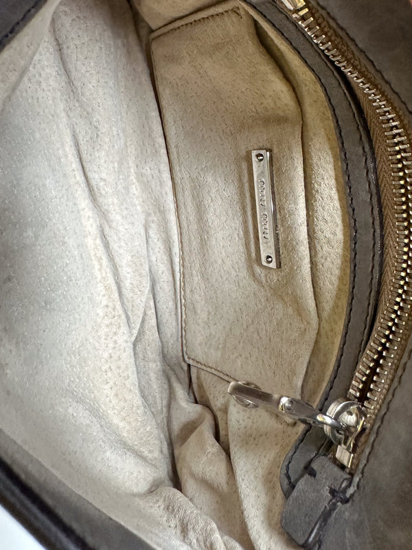 Miu Miu Studded Leather Crossbody