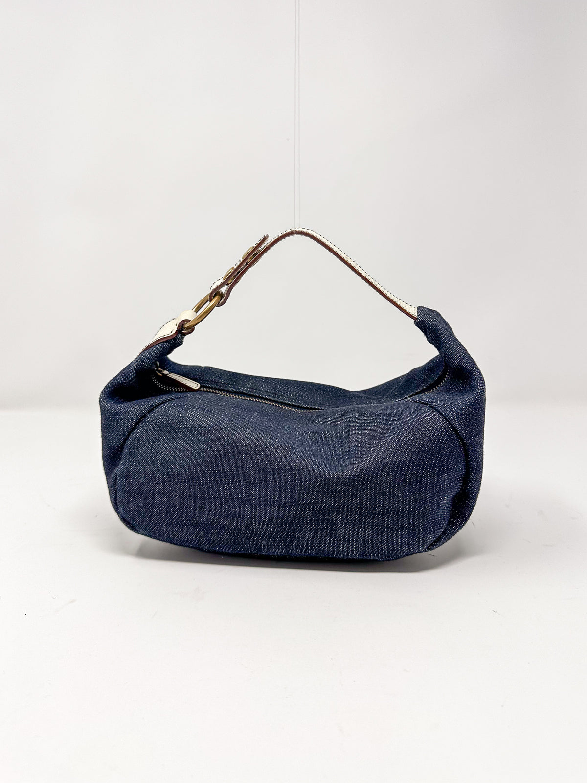 Miu Miu Blue Denim Shoulder Bag