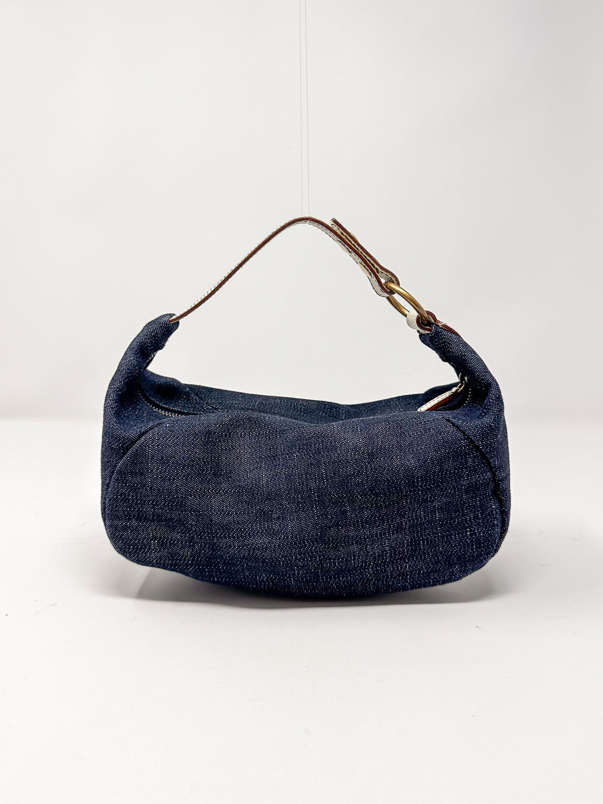 Miu Miu Blue Denim Shoulder Bag