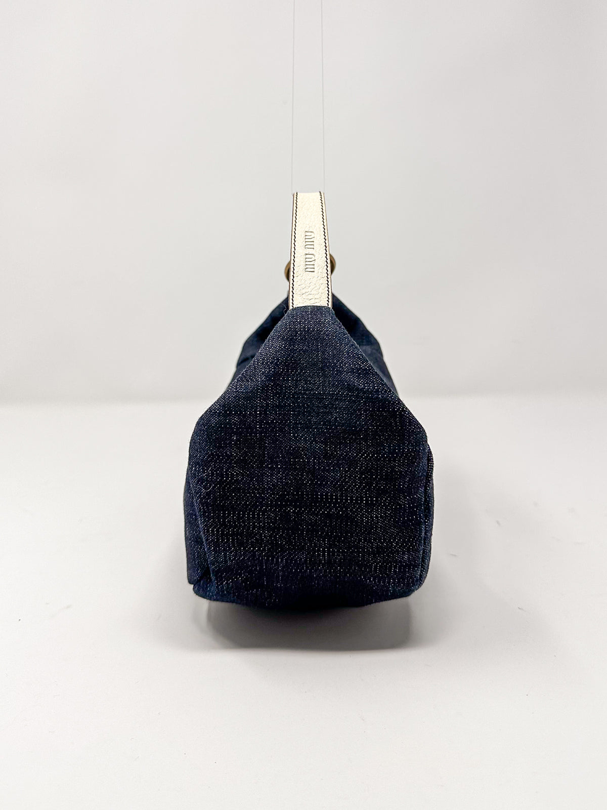 Miu Miu Blue Denim Shoulder Bag