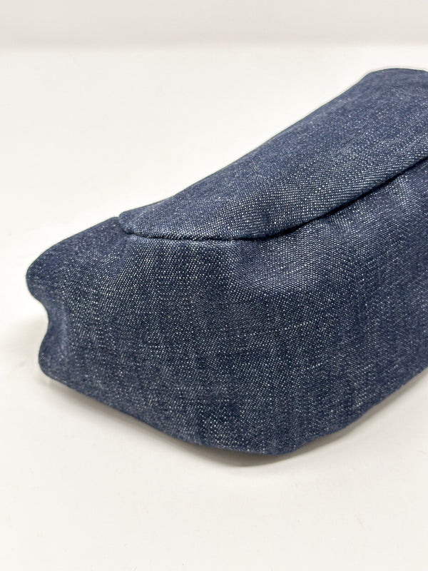 Miu Miu Blue Denim Shoulder Bag